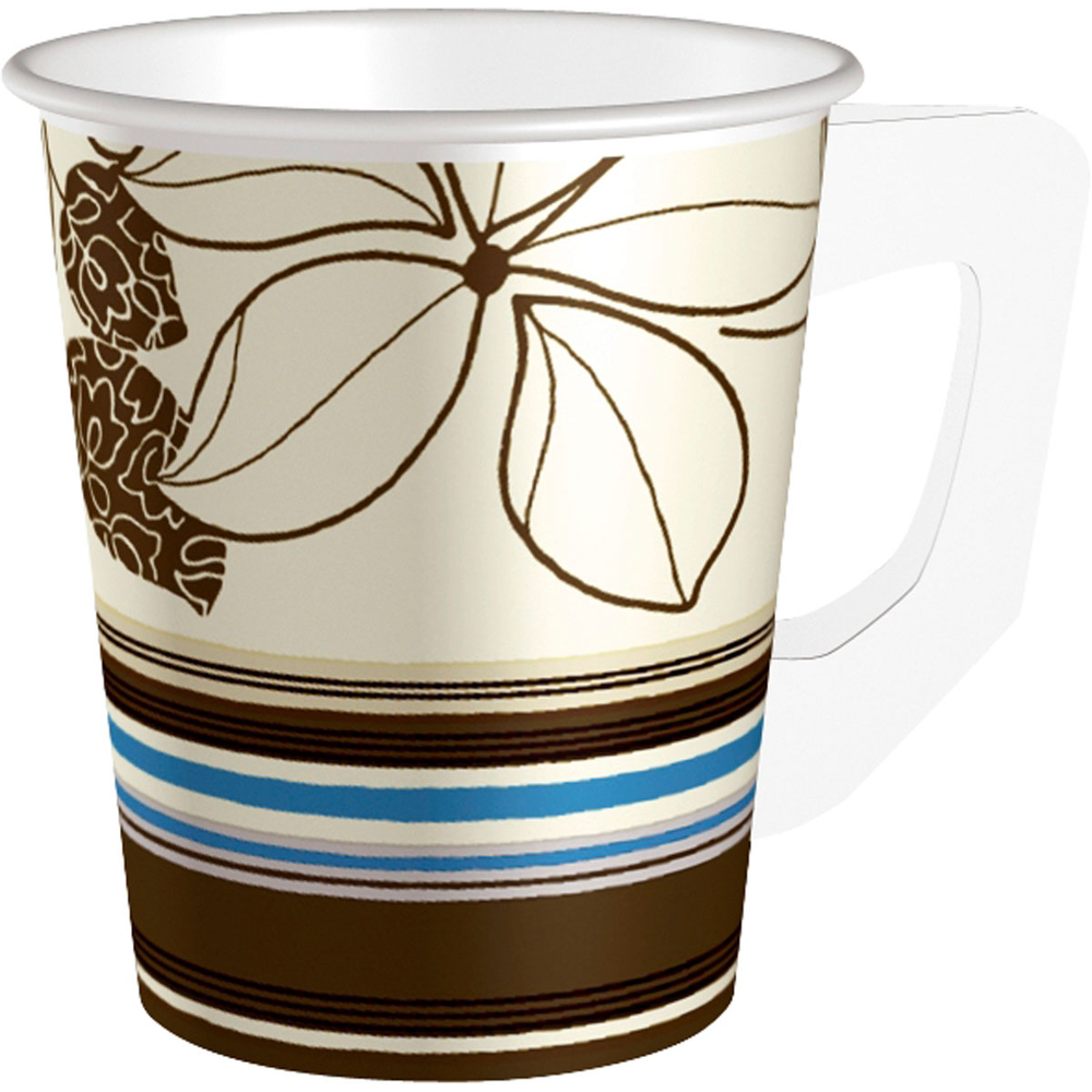 Duni Becher Café Flower mit Henkel
