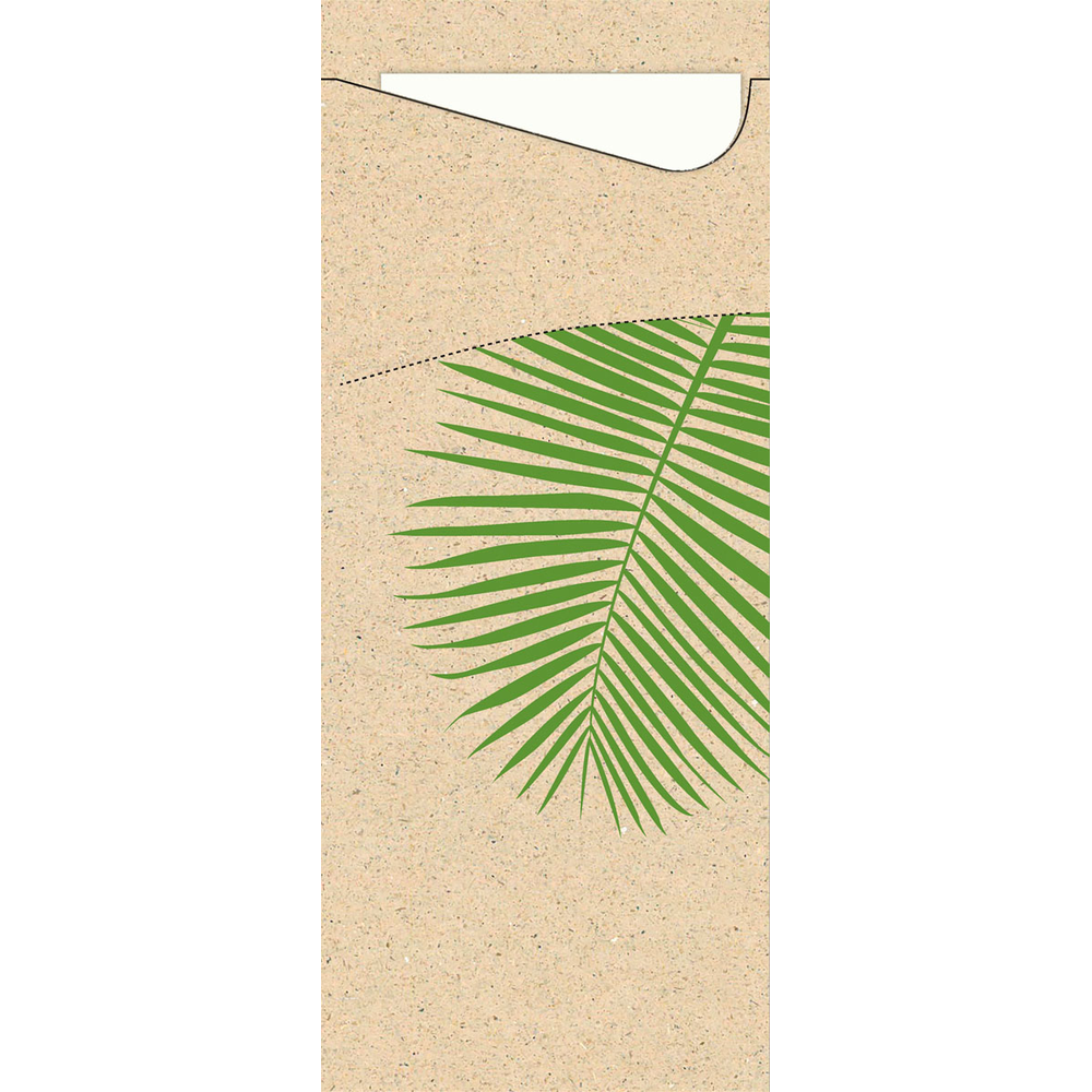 Duni Sacchetto Zelltuch 190 x 85 mm Leaf (Graspapier)