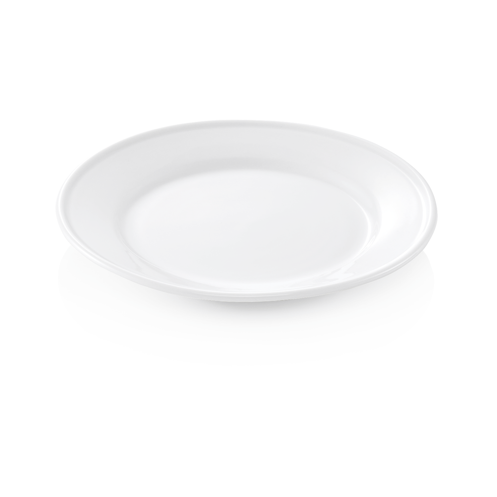 WAS Teller Set, flach, Ø 16 cm, Set á 6 Stück, Porzellan