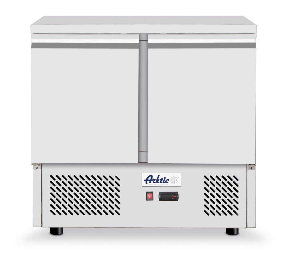 Hendi Kühltisch, zweitürig Kitchen Line 300L, Arktic, 230V/220W, 900x700x(H)890m
