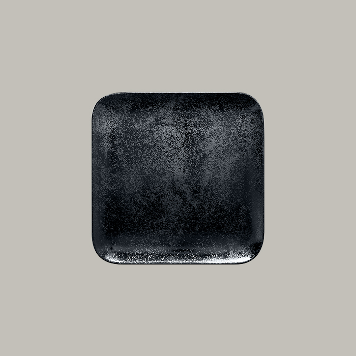 RAK Teller quadratisch  Serie: Karbon L 24 cm / W 24 cm / Ht. 1.7 cm
