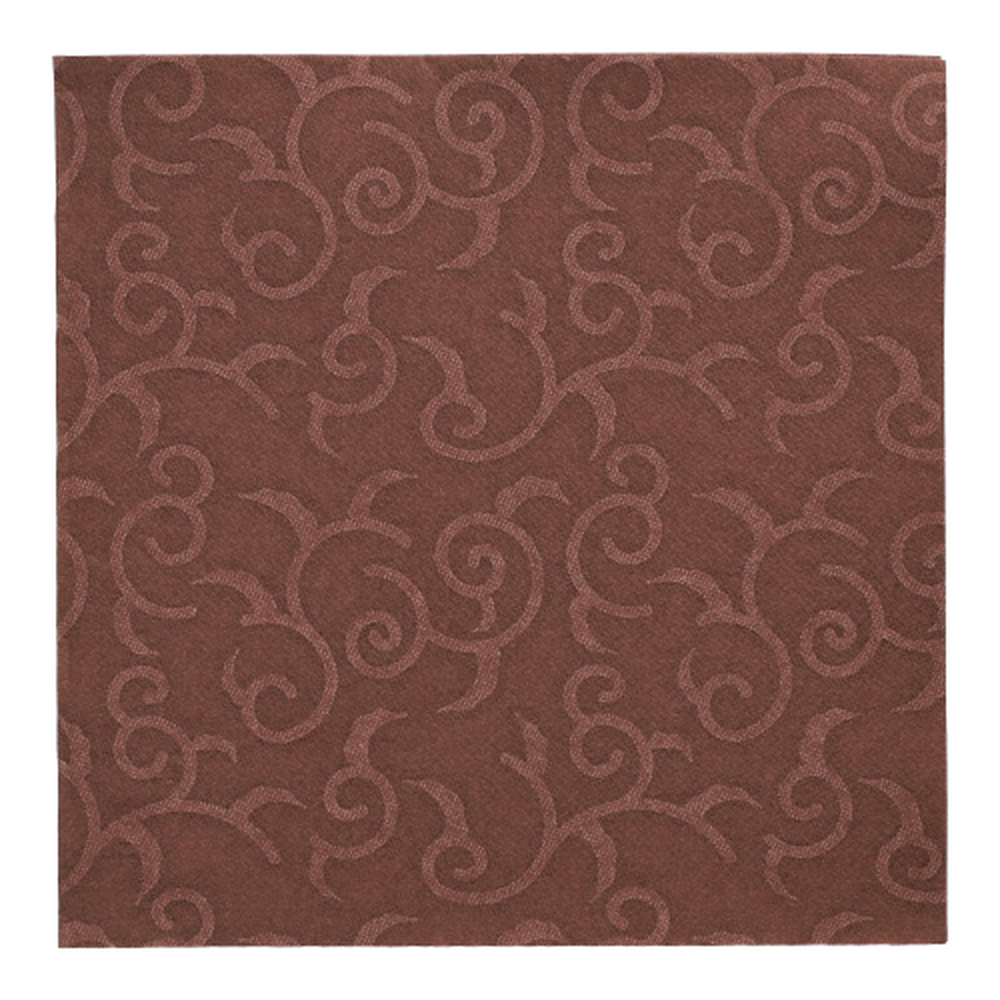 Papstar Servietten "ROYAL Collection" 1/4-Falz 40 cm x 40 cm braun "Casali"