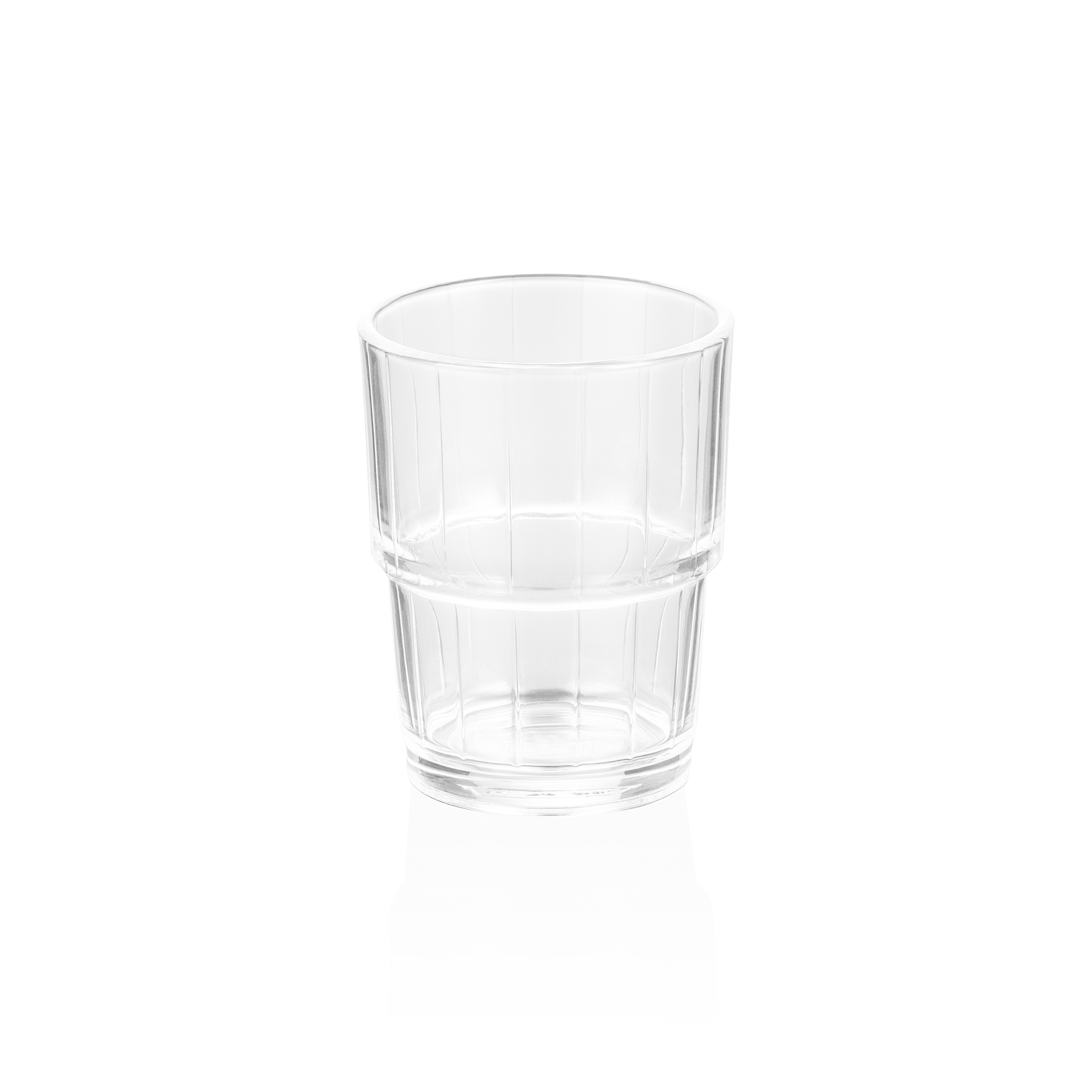WAS Allzweckglas Set HAMBURG SYSTEM, 200 ml, Ø 7 cm, Set á 6 Stück, Glas