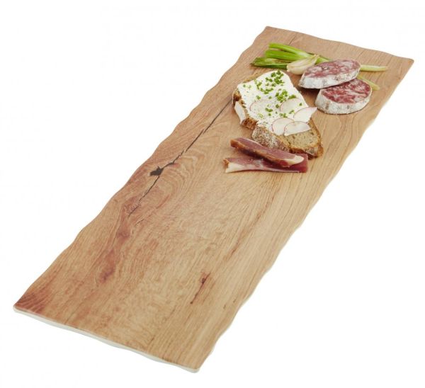 APS GN 2/4 Tablett -OAK LIGHT- 53 x 16,2 cm, H: 1,5 cm , Melamin, Holzoptik (Eic