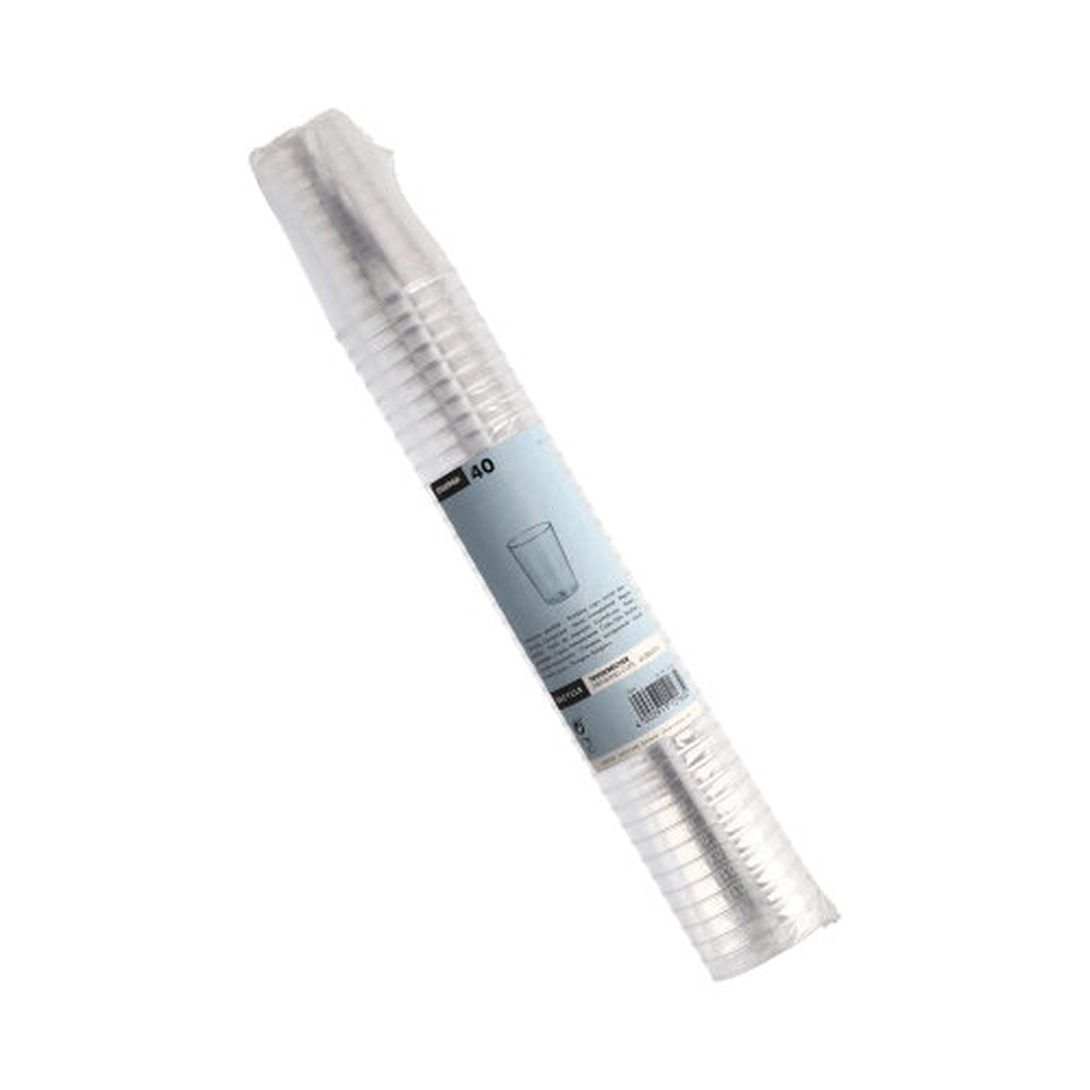Papstar Trinkbecher, PS 0,1 l Ø 5,5 cm · 7,5 cm glasklar