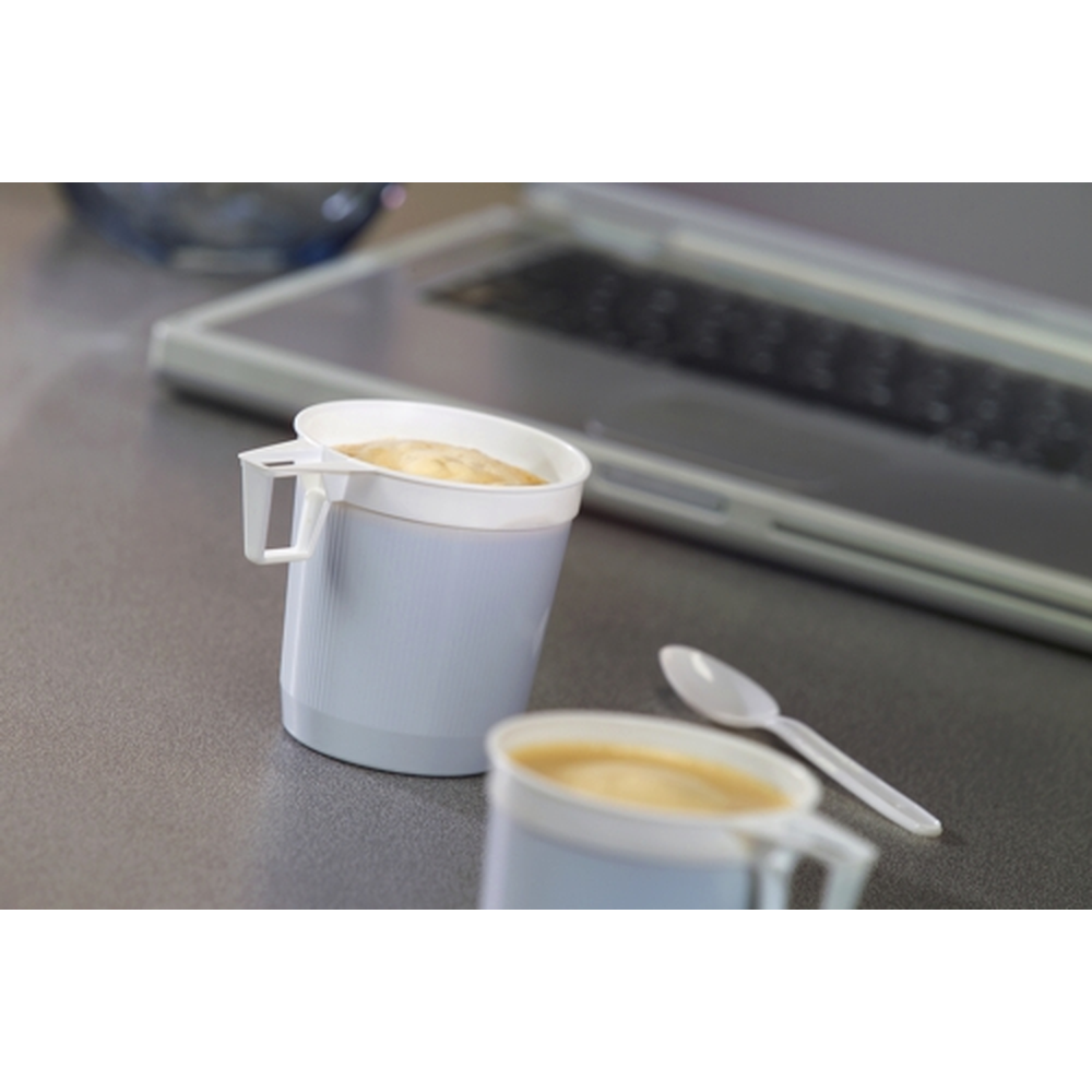 Papstar Kaffeetassen, PS 0,25 l Ø 8 cm · 8,5 cm weiss
