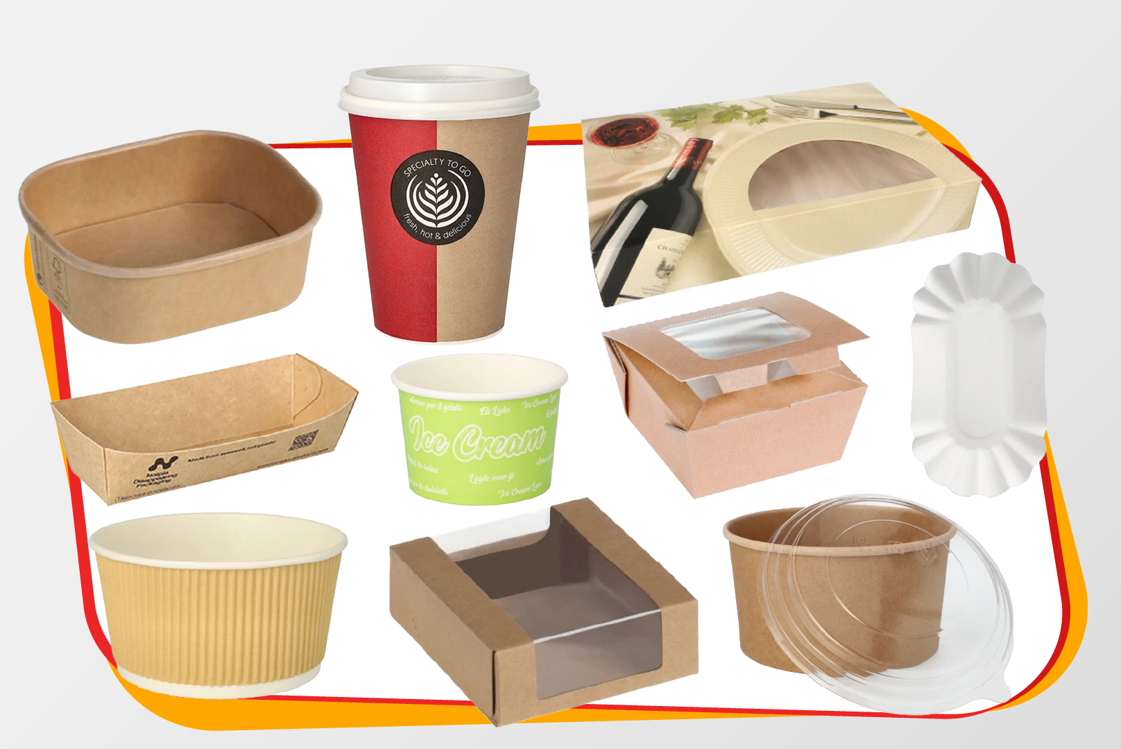 Kraft / Karton/ Paperwise - Verpackungen