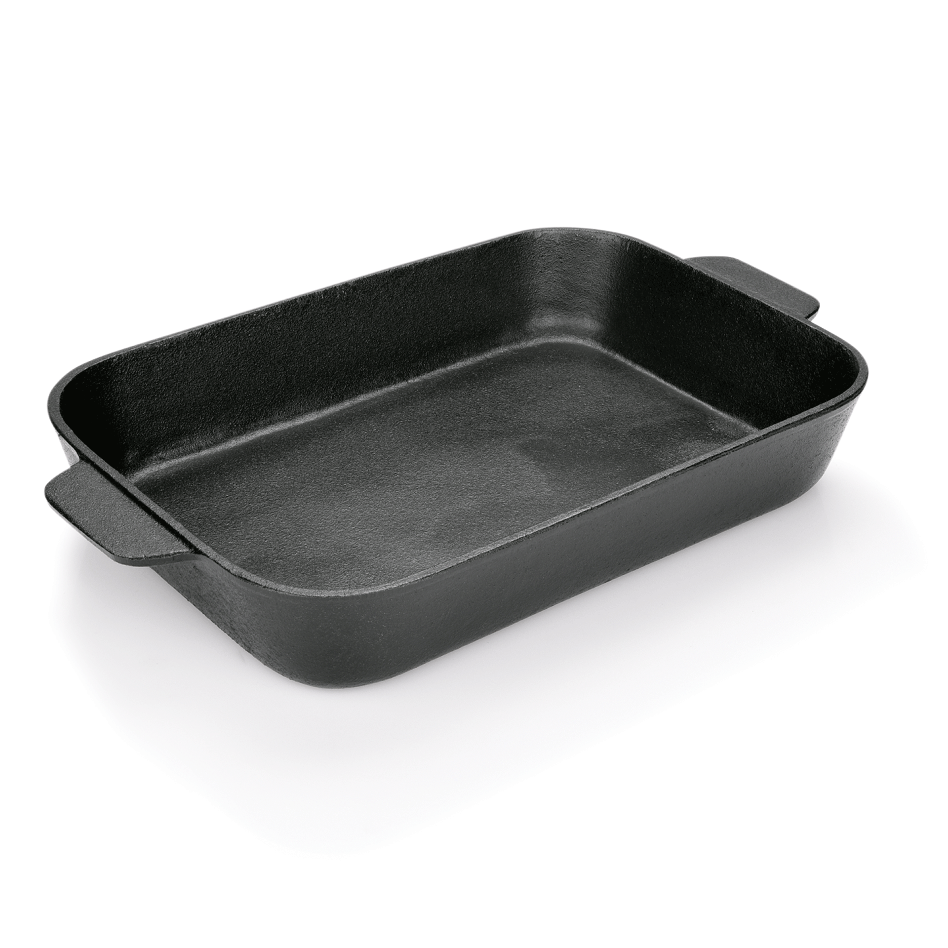 WAS Bräter mit 2 angegossenen Lappengriffen 32 x 21,5 x 5,5 cm, Gusseisen