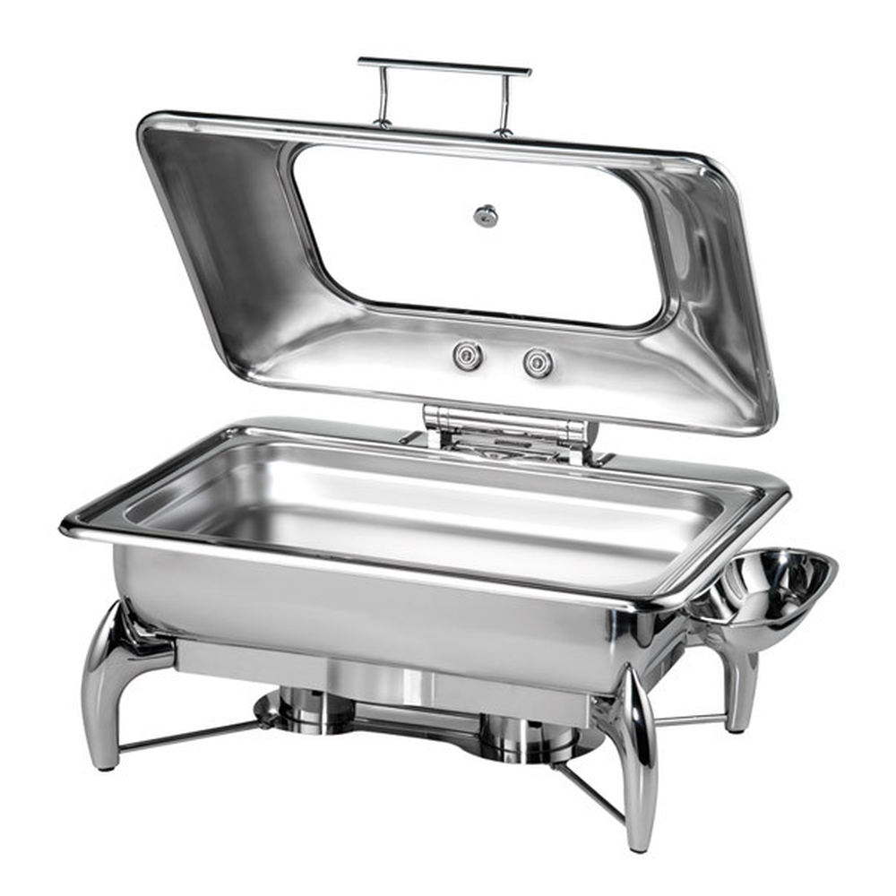 APS Chafing Dish -GLOBE- GN 1/1 66,5 x 44 cm, H: 34 cm , 9 l, Edelstahl, abnehmb