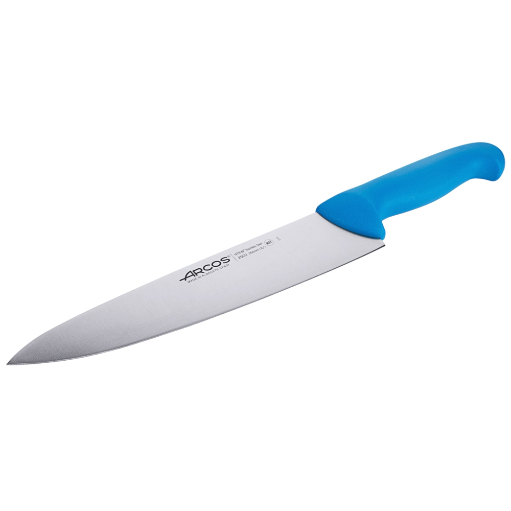 Contacto Kochmesser HACCP blau / 24 cm Klingenlänge: 24 cm, Klingenlänge: 9½ Zol