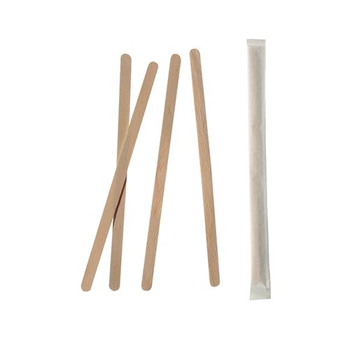 Papstar Rührstäbchen Holz pure 14 cm