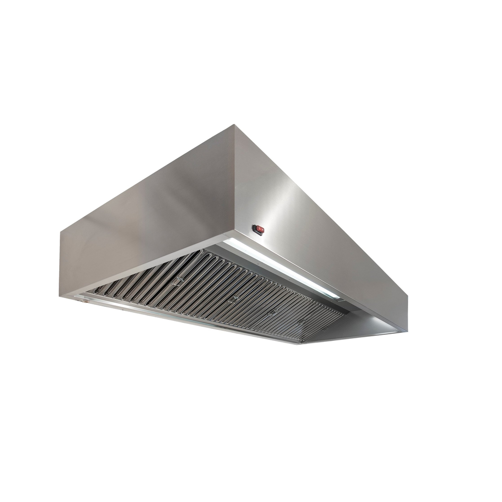 KBS Wandhaube Kubusform 200x110cm Flammschutzfilter Typ F1
