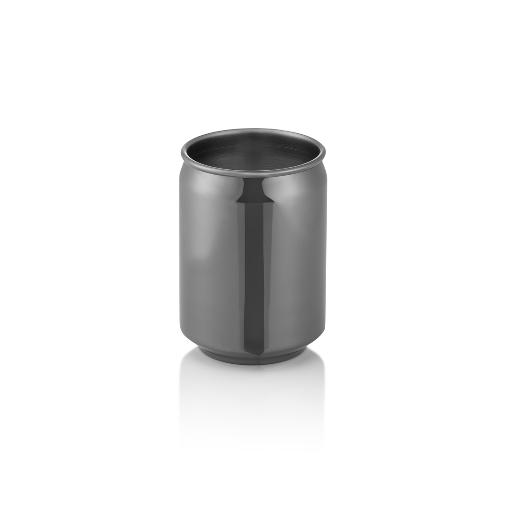 WAS Cup NOCTURN, 0,35 ltr., Ø 7 cm, Höhe 10,5 cm, gun metal, Chromnickelstahl 18