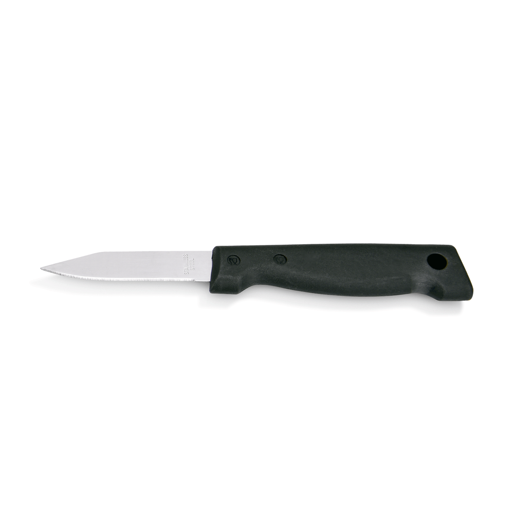 WAS Schälmesser, 7,5 cm, Set á 6 Stück, Edelstahl, Kunststoff
