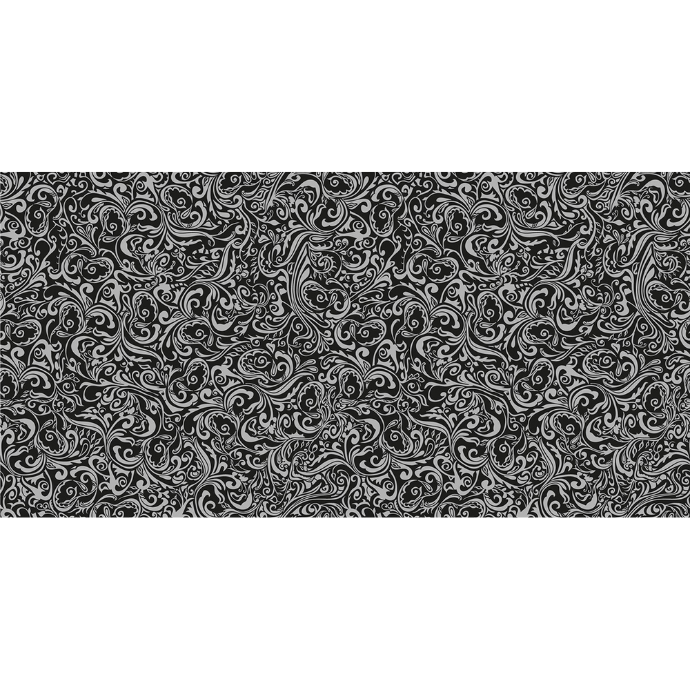 Mank Tischläufer Lias schwarz-silber 40 cm x 24 m