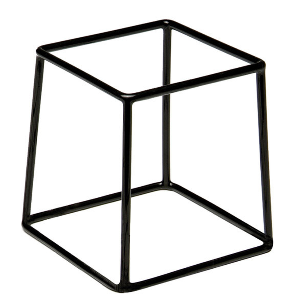 APS Buffet-Ständer -MULTI- 18 x 18 cm, H: 18 cm , Metall, schwarz ummantelt