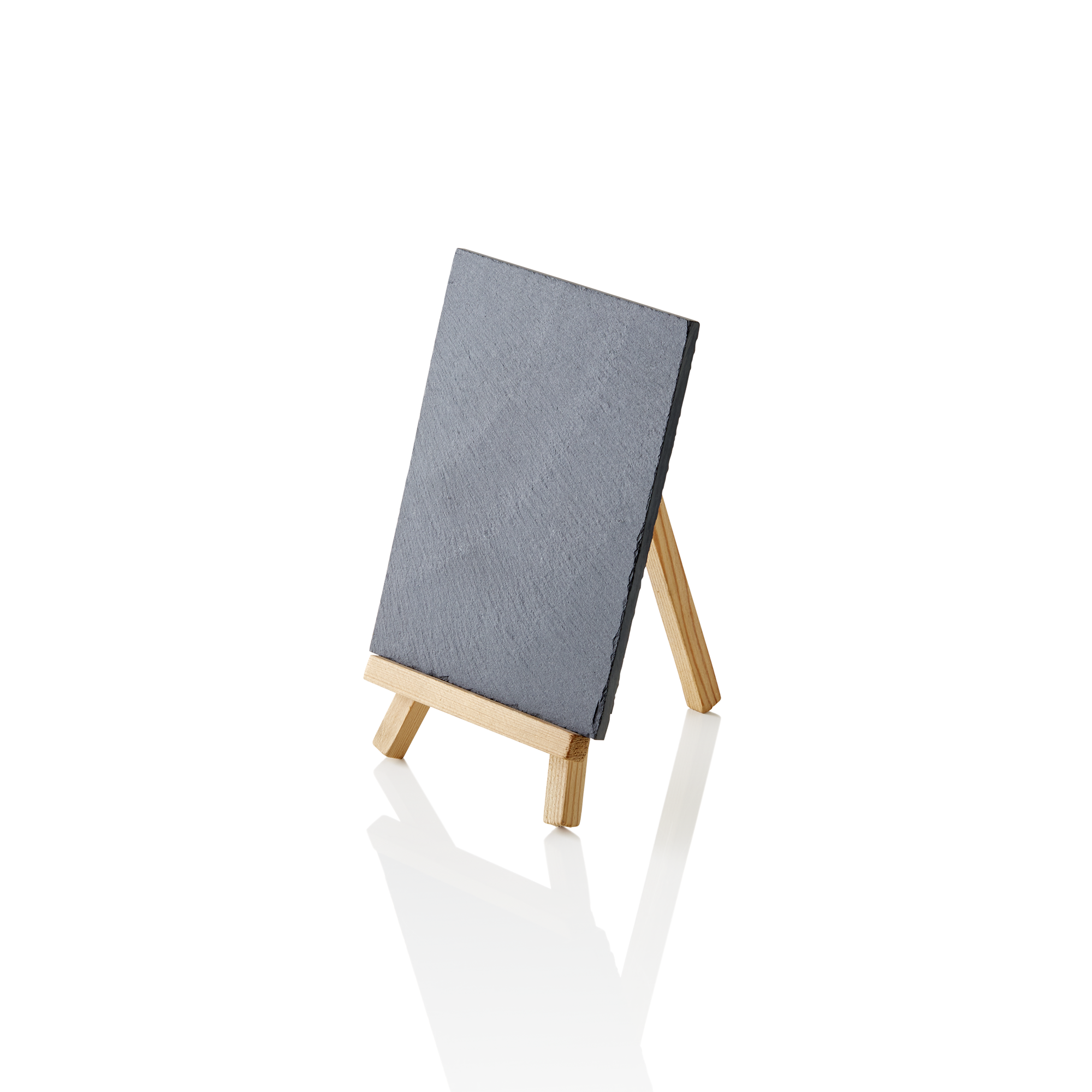 WAS Naturschiefertafel SLATE LINE, 12,5 x 10 cm, Naturschiefer, Holz