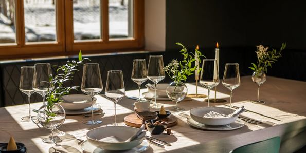 Gedeckter Tisch
