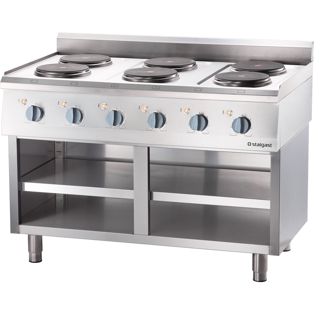Stalgast Elektro-Kochfeld als Tischgerät mit 6 Herdplatten, Serie 700 ND