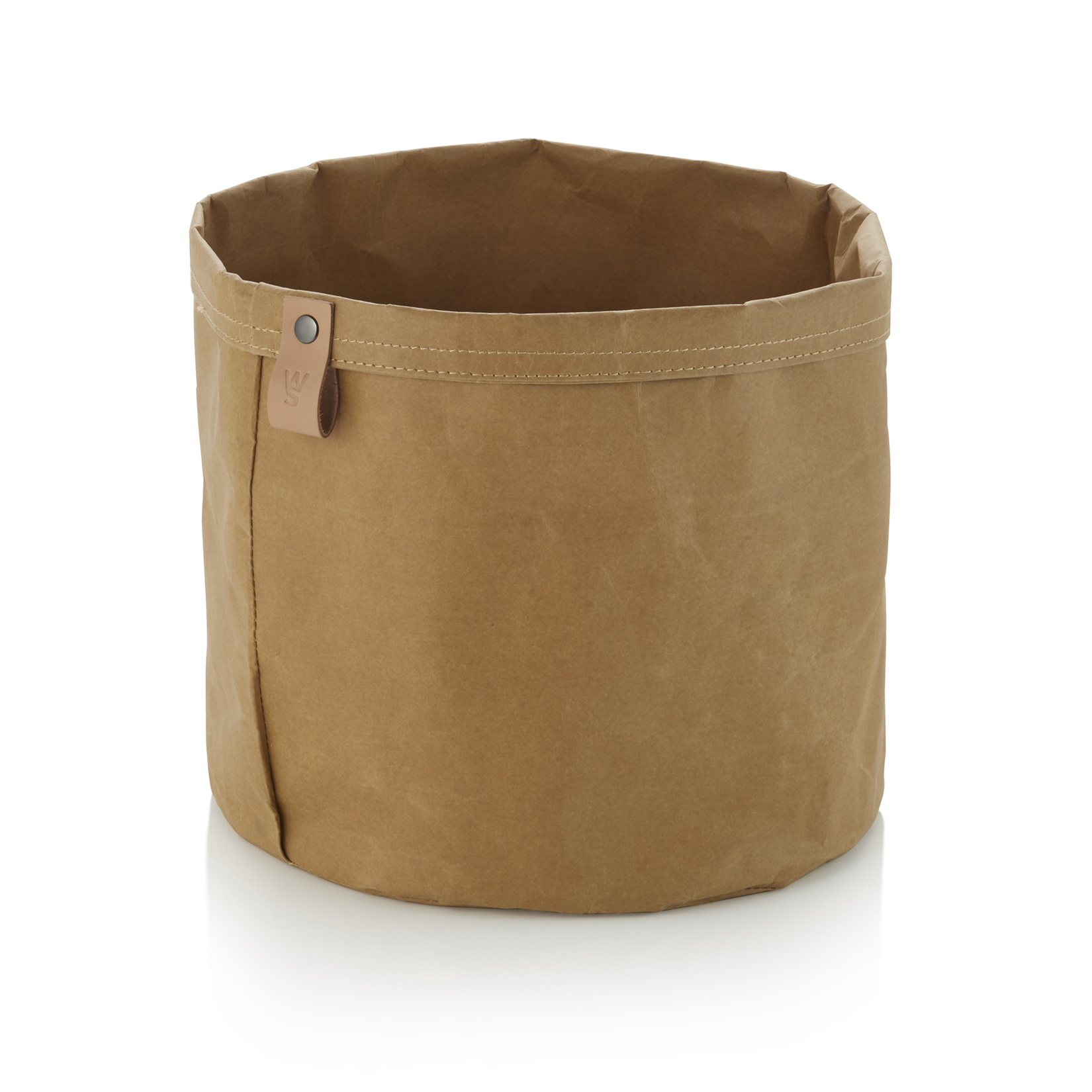 WAS Brottasche CRAFT & CRUMBLE, Ø 24 cm, Höhe 24 cm, khaki, Kraft Paper