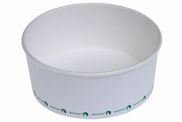 Pacovis Salatschale Karton/PLA 730ml, Ø14.8x6cm, naturesse