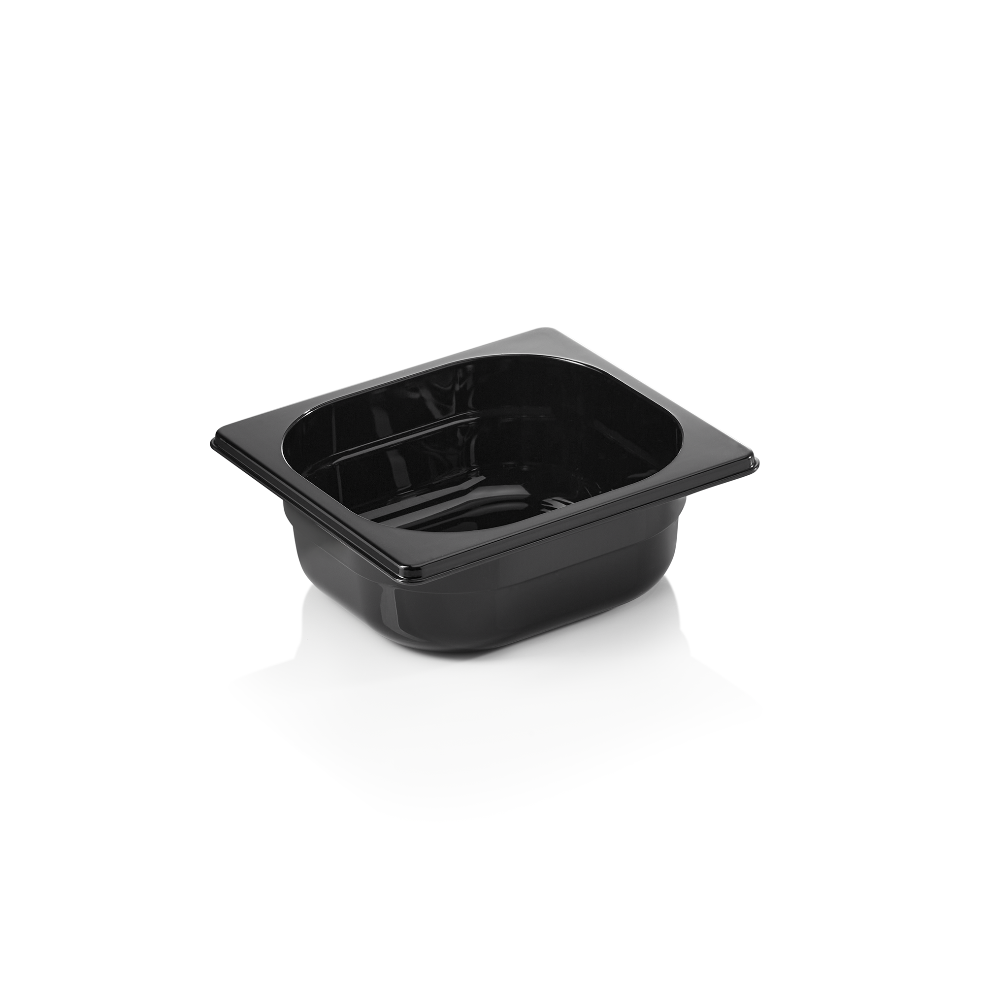 WAS GN Behälter GN 96 BLACK 1/6-065 mm, schwarz, Polycarbonat