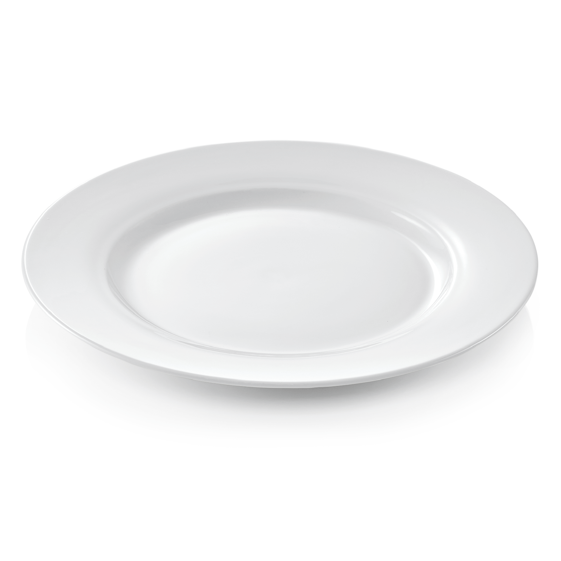 WAS Teller Set, flach, Ø 27 cm, Set á 12 Stück, Porzellan