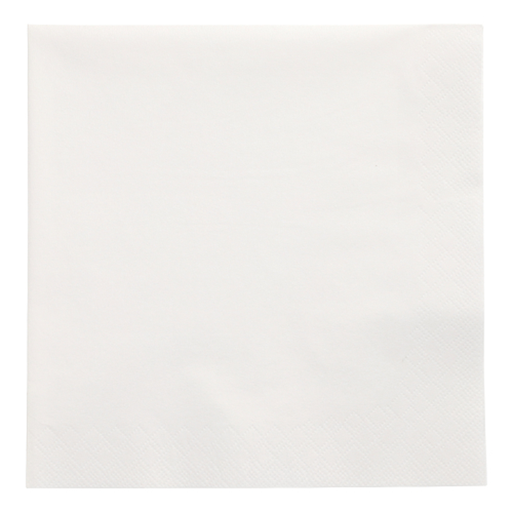 Papstar Servietten, 3-lagig 1/4-Falz 40 cm x 40 cm weiss