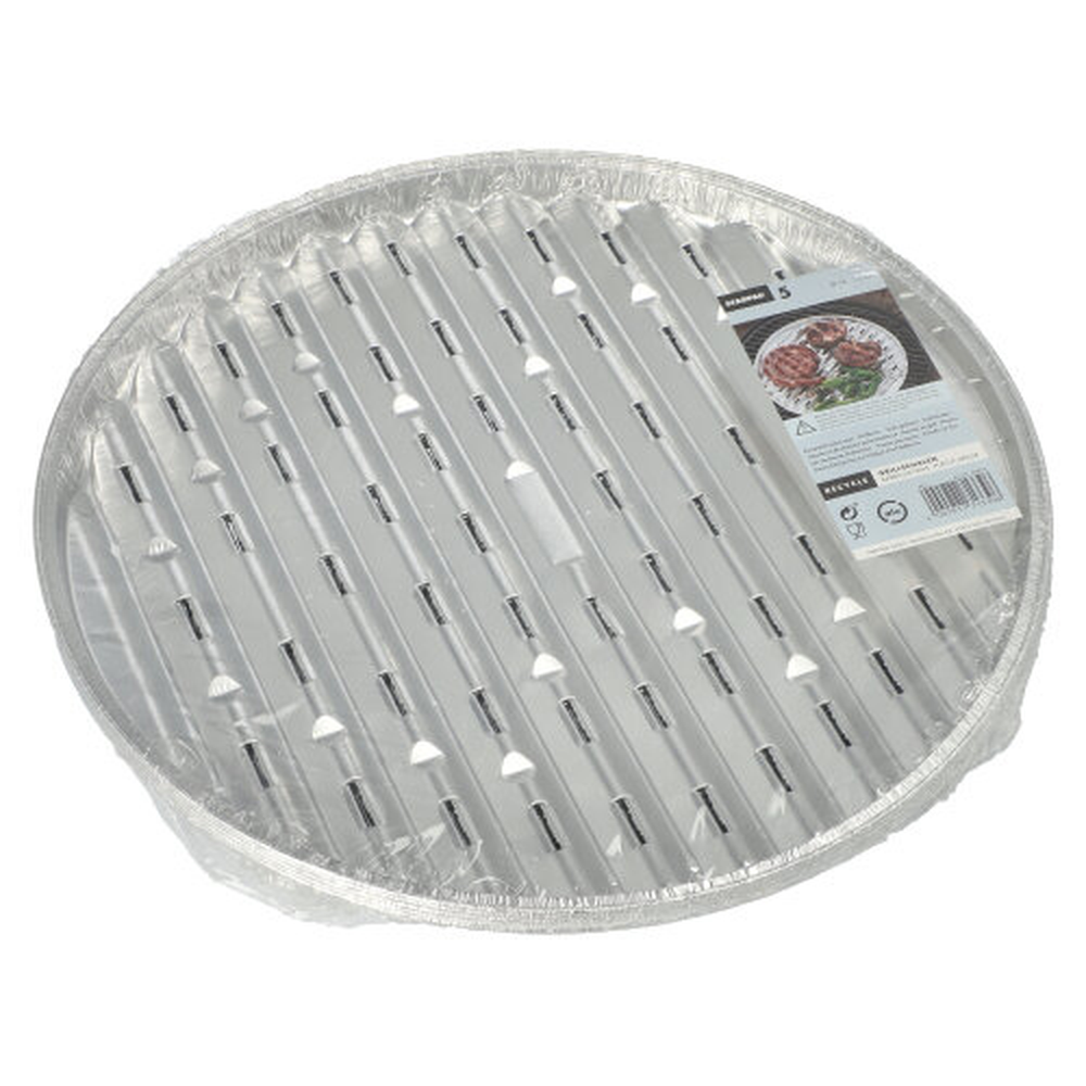 Papstar Grillschalen, Alu rund Ø 34 cm · 2 cm
