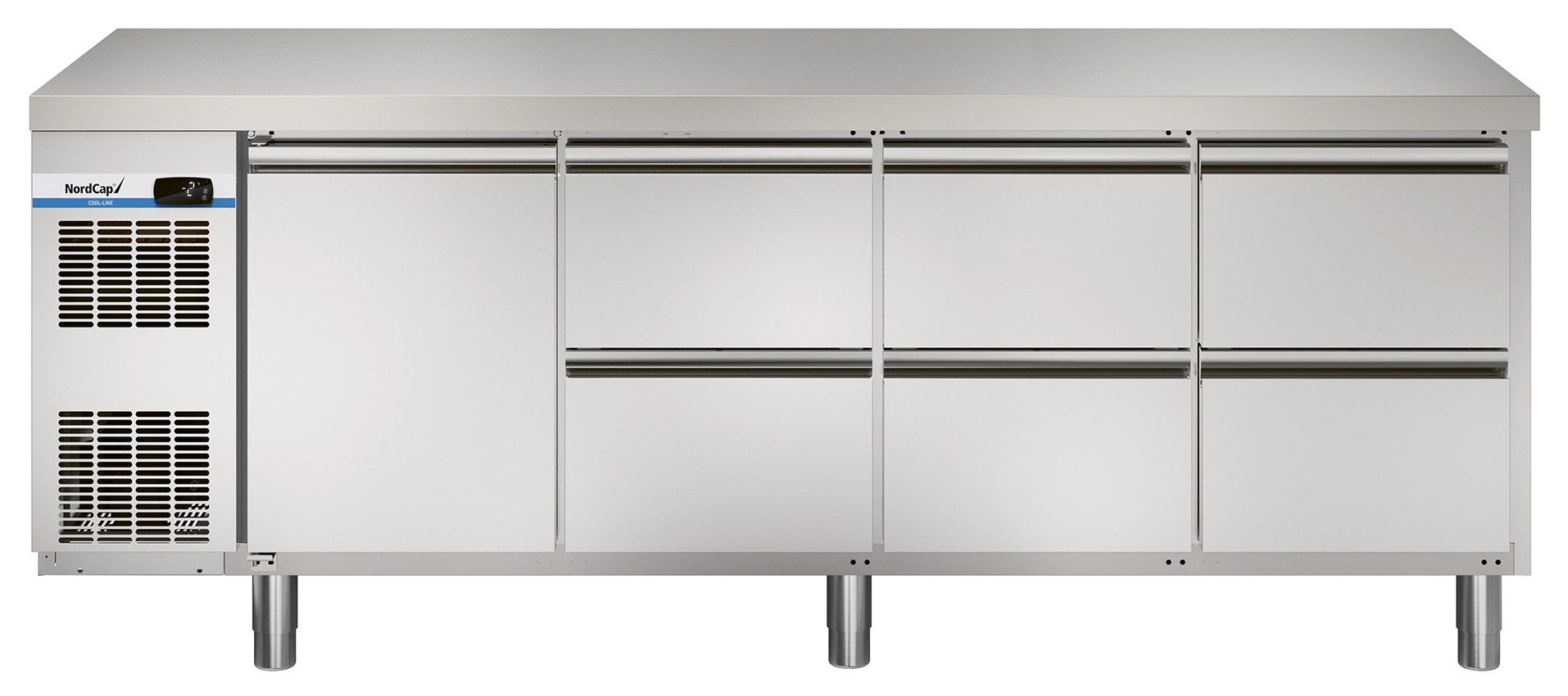 Nordcap COOL-LINE Kühltisch (4 Abteile) KT-CL 2149 1T 6Z