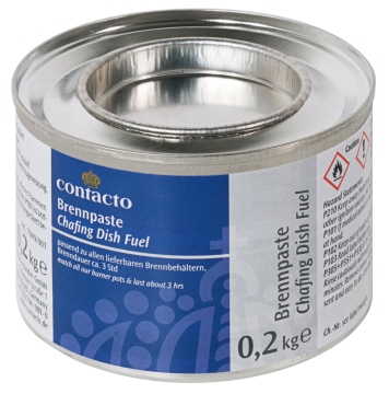 Contacto Brennpaste, Inhalt: 200 g Brenndauer ca. 3 Stunden