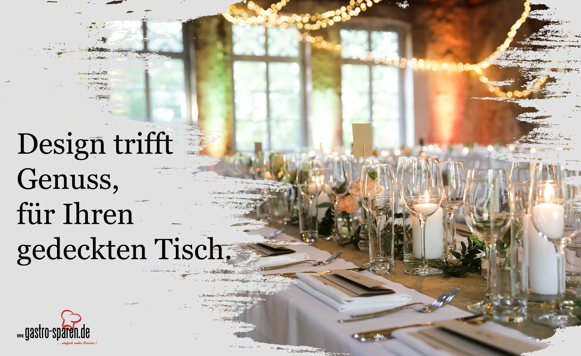 gedeckter Tisch