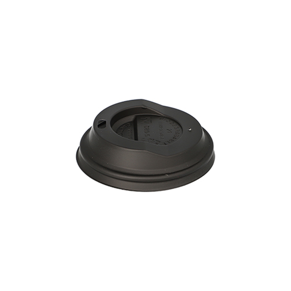 Papstar Dom-Deckel, C-PLA rund Ø 8 cm · 2,1 cm schwarz