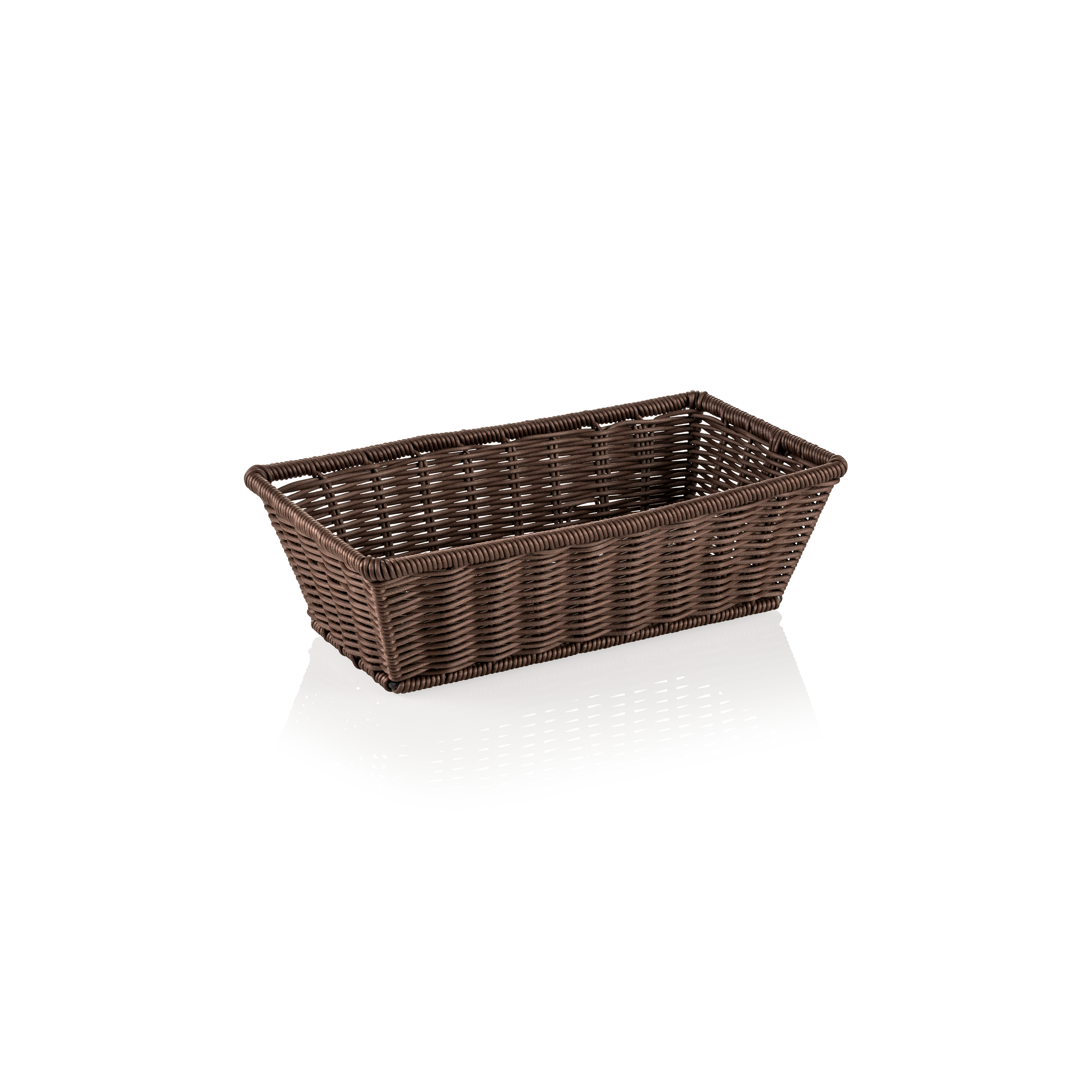 WAS GN Korb 1/3 WEAVER PRO GN Körbe, braun, Polypropylen, Chromnickelstahl 18/10