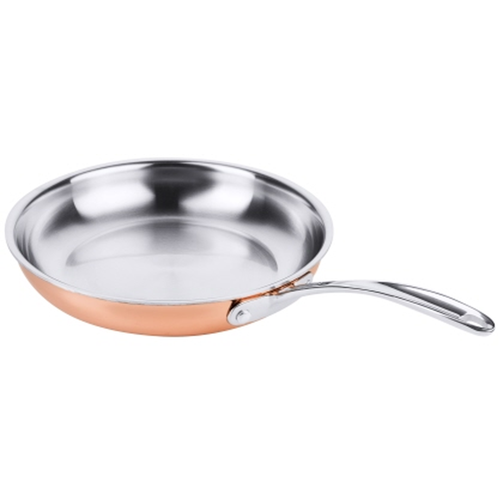 Contacto Flambierpfanne, 24 cm Kupfer aus Mehrschichtmaterial