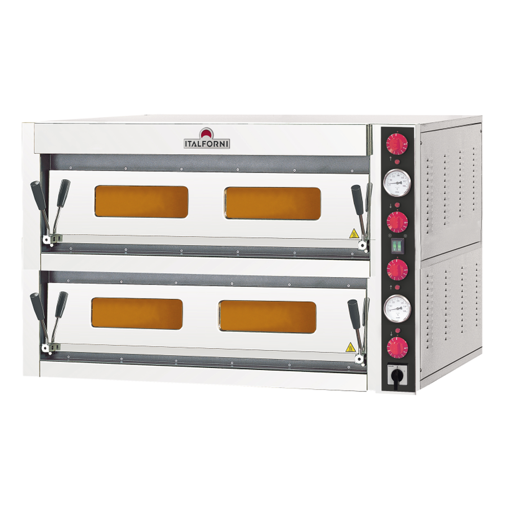 KBS Italforni Pizzaofen Allround Q für 6+6 Pizzen ø33cm elektro 13 kW