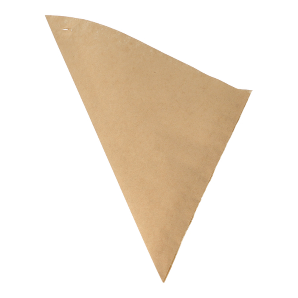 PAPSTAR Spitztüten, Pergament-Ersatz 32,5 cm x 23 cm x 23 cm braun Füllinha