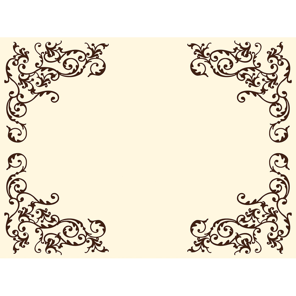 Mank Tischsets Pomp creme-mocca 40 x 30 cm