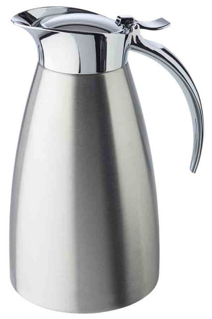APS Isolierkanne -ADVANCED- Ø 10,5 cm, H: 18 cm, 0,6 Liter, 18/8 Edelstahl, matt