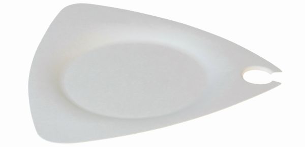 Pacovis TRIGON Cocktail-Teller, 268x257mm, naturesse