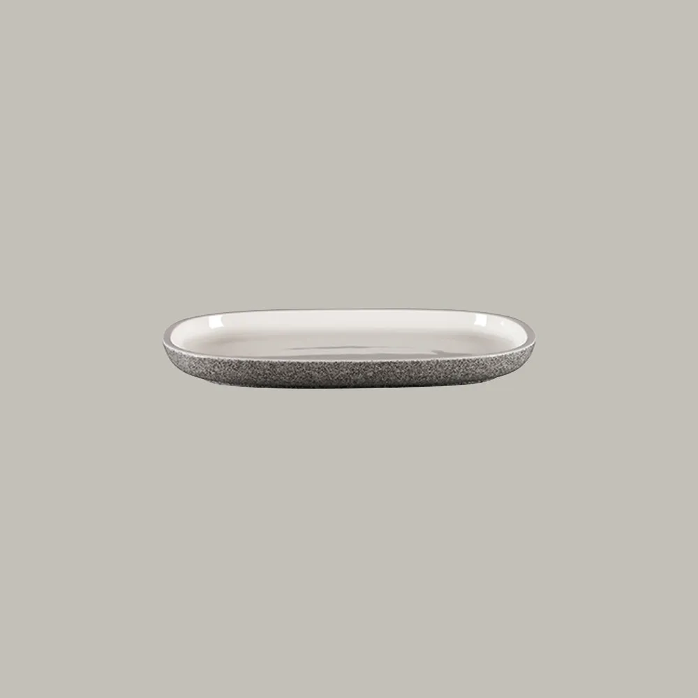 RAK Platte oval - dual Serie: Ease L 26.1 cm / W 18 cm / Ht. 2.5 cm