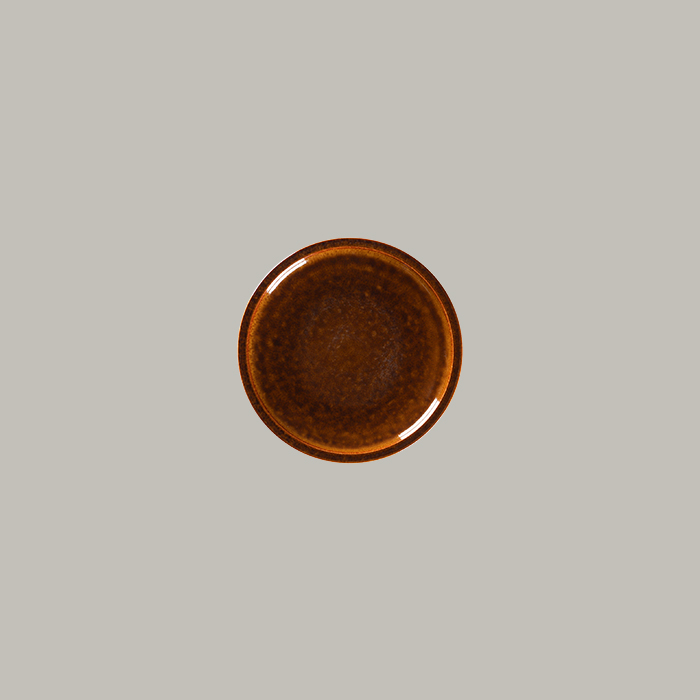RAK Teller flach coup - honey  Serie: Ease Ø 16.2 cm / Ht. 2 cm