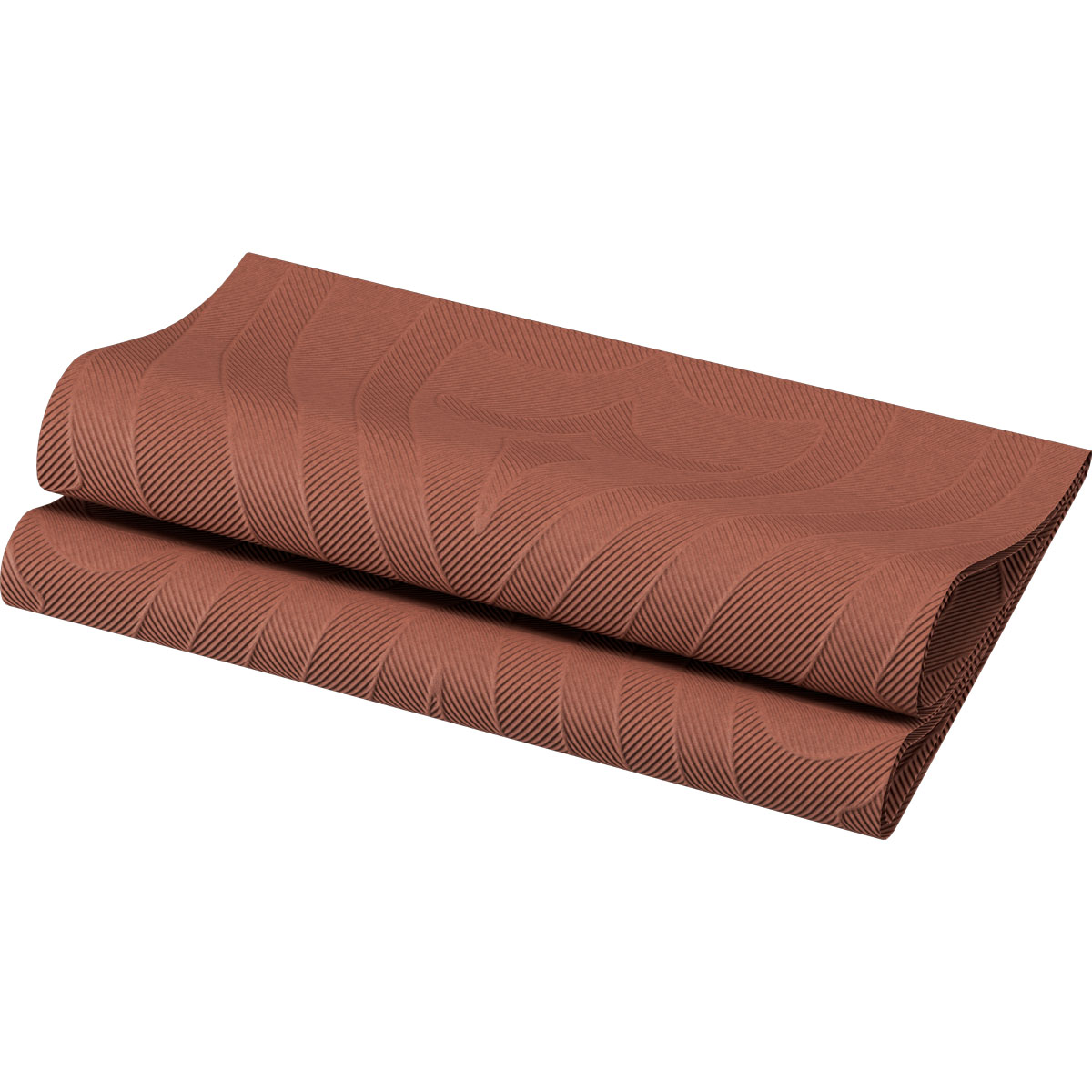 Duni Elegance-Servietten 40 x 40 cm 1/4 Falz Lily chestnut
