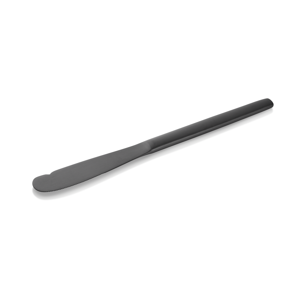 WAS Buttermesser ALEX BLACK, mit schwarz, matter PVD Beschichtung, 18 cm, Set á 