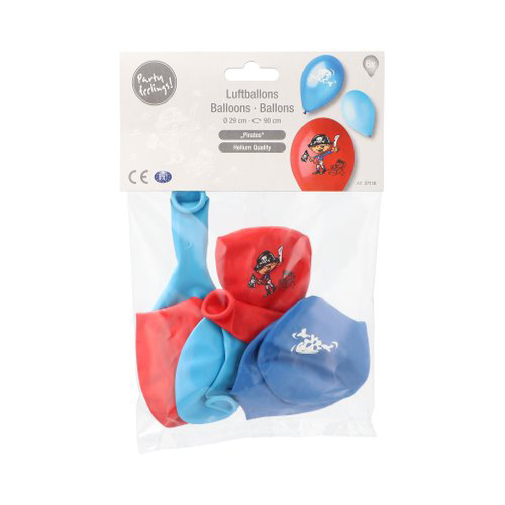 Papstar Luftballons Ø 29 cm farbig sortiert "Pirates"