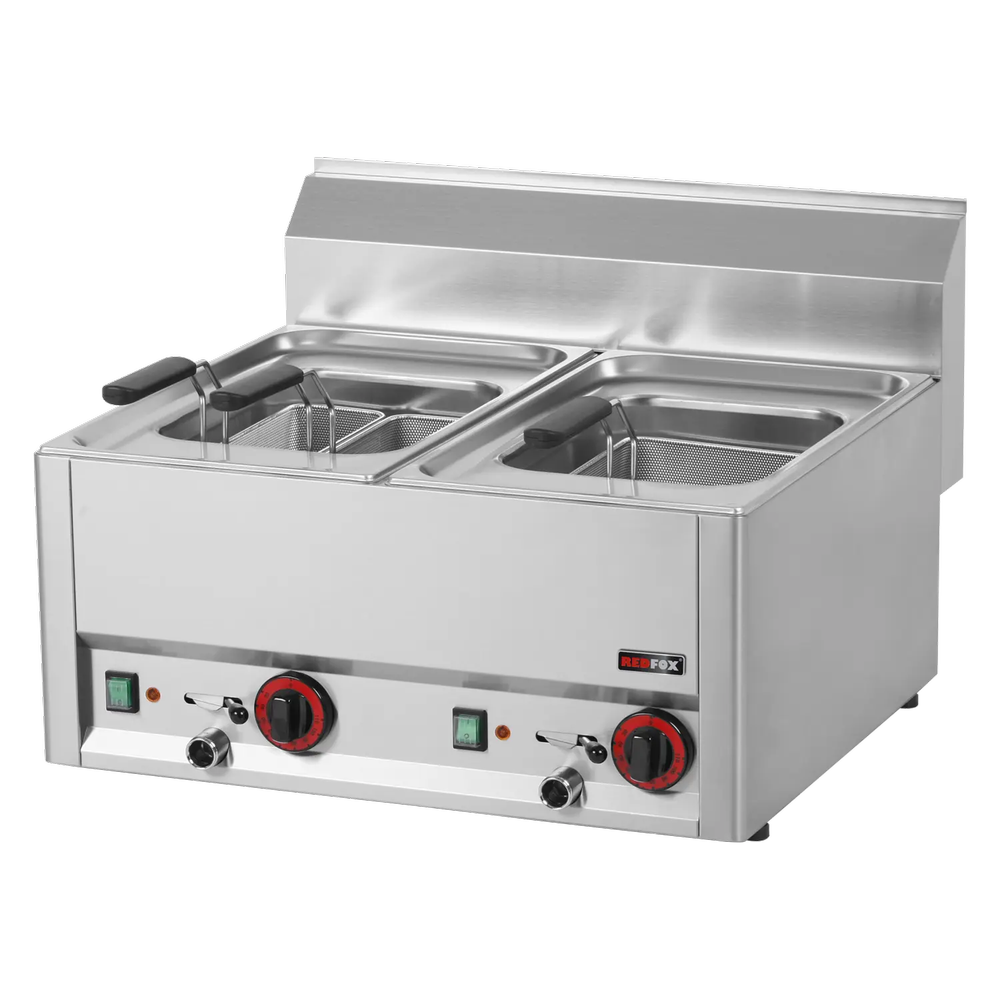 KBS Elektro-Nudelkocher 2 Becken je 8 Liter - Tischgerät
