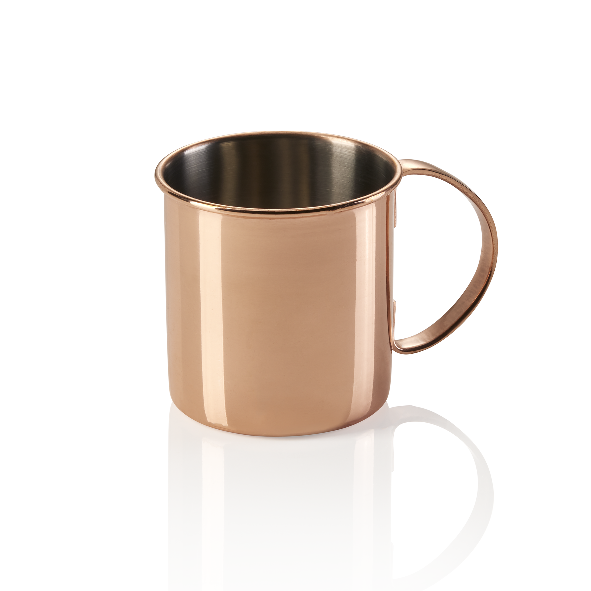 WAS Moscow Mule Set, 0,45 ltr., Ø 9 cm, Höhe 9 cm, bronze, Set á 2 Stück, Chromn