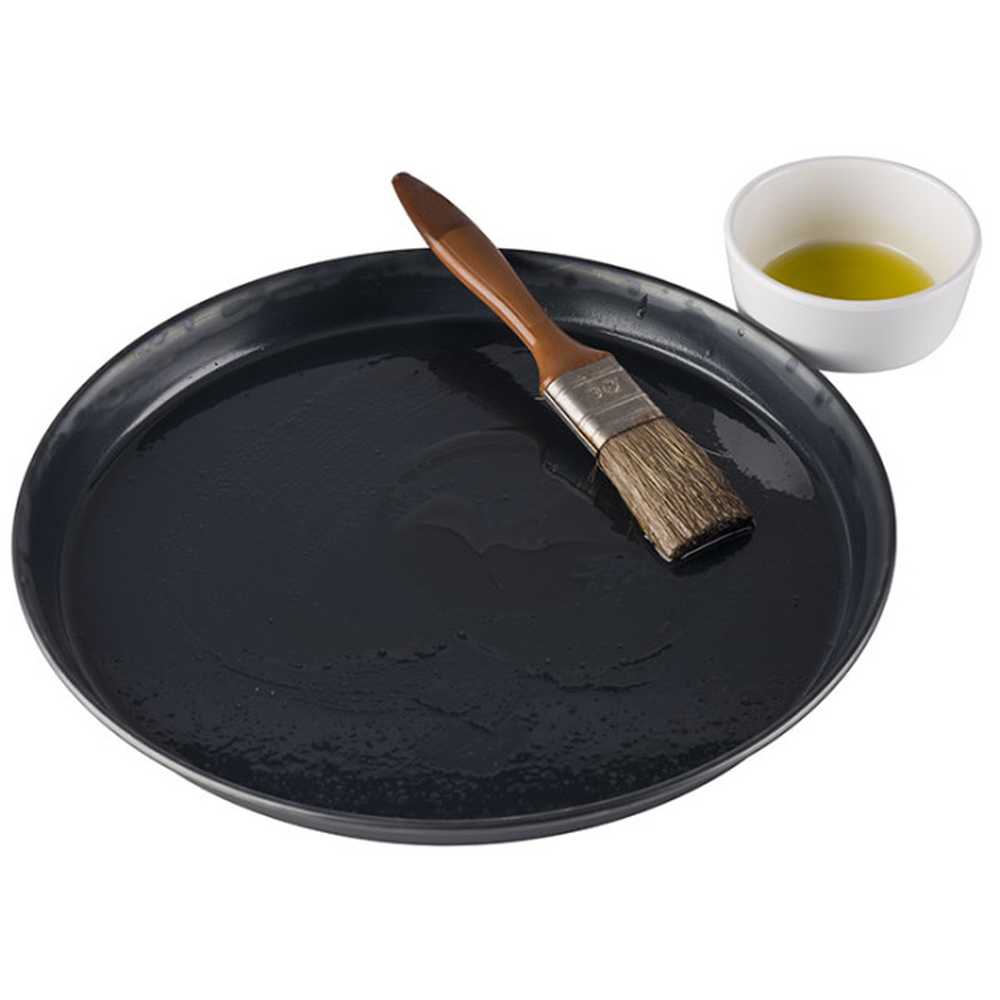 APS Pizzaform Ø 26 cm oben, 24,3 cm unten , Blaublech, nicht beschichtet