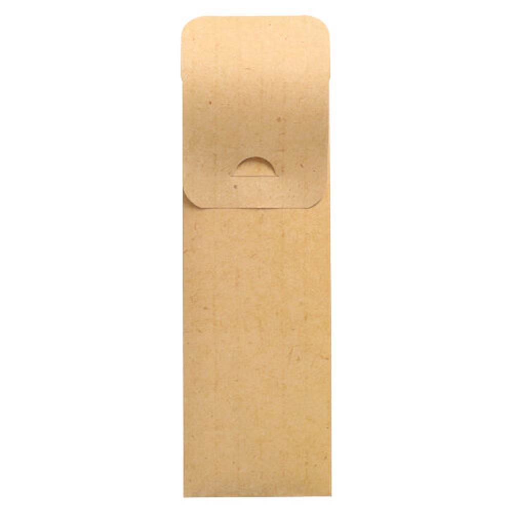 PAPSTAR Bestecktaschen 23,5 cm x 7,3 cm natur inkl. weißer Serviette 40 x 40