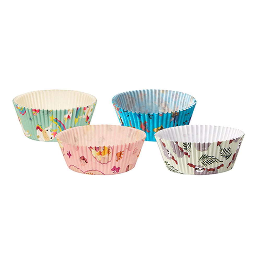Papstar Backförmchen Ø 5 cm · 2,5 cm 4 Motive sortiert